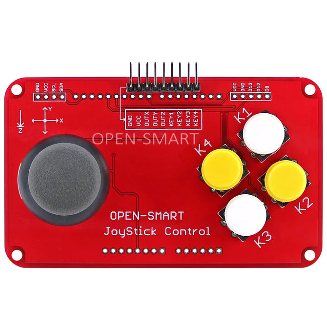 OPEN-SMART PS2 Joystick Keypad Shield Joystick Game Controller Breakout Module Shield Compatible for 328P Board
