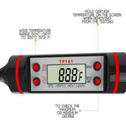 Temperature gauge, barbecue probe, water, milk, oil, liquid oven, digital temperature sensor, instrument thermocouple