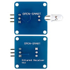 1Set Infrared Transceiver Infrared Transmitter IR Emitter Module + IR Receiver Module Infrared Receiver 38KHz 940nm for Arduino