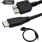 USB 3.1 Type C USB-C to USB 3.0 Micro-B Cable for Chromebook Pixel External Hard Drive and More 0.25m