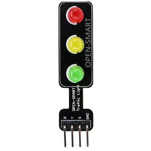 Traffic Light LED Display Module Onboard Red Yellow Green 5mm LED Great for Making Traffic Light System Model for Arduino