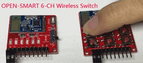 2.4G 2.5G Wireless Switch Remote Kit 6 Channel Transmitter Receiver Module Without Programming for DIY Onboard Pair Button