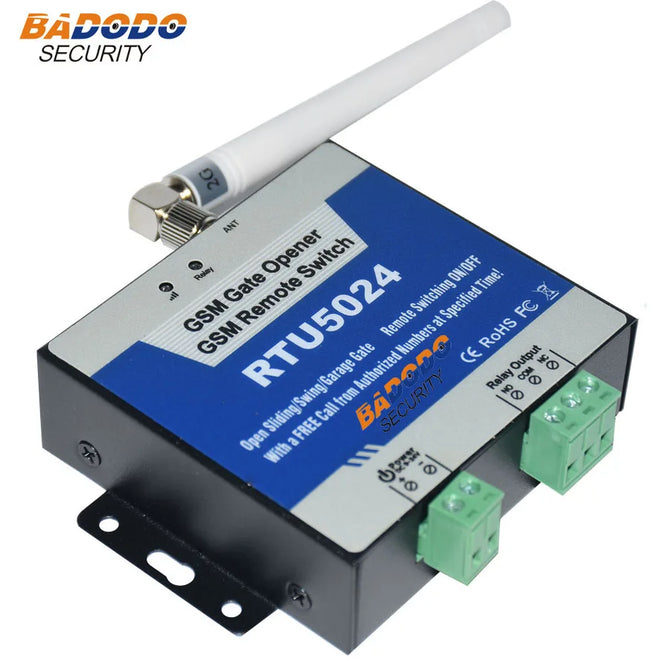 2Gor 4G 200 Users Garage Opener GSM Module Remote Control Access Controller for Electric door via SMS GSM 3G Gate Opener RTU5024