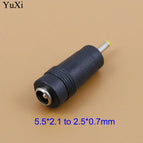 YuXi 7.4*5.0 mm Female to 4.8*1.7mm Male  5.5x2.5/5.5x2.1 DC Adapter For IBM for Lenovo Power Laptops Adapter 5.5 2.1mm DC Jack