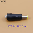 YuXi 7.4*5.0 mm Female to 4.8*1.7mm Male  5.5x2.5/5.5x2.1 DC Adapter For IBM for Lenovo Power Laptops Adapter 5.5 2.1mm DC Jack