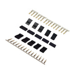 5/10 Pairs Jr Futaba Servo Receiver Connector Plug with Lock and Male Female Gold Plated Terminals Crimp Pin Kit for RC Battery