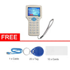 Handheld Frequency Copier Duplicator Cloner RFID NFC ID/IC Card Reader &amp; Writer Access Tag Duplicator Card Comes direct decoding