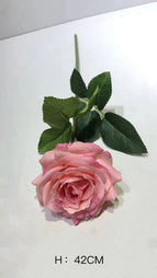 C-R041 Wholesale High Quality Artificial Real Touch Latex Roses Faux Silk Roses for Wedding Home Party Decoration