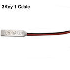 DC 5V-12V-24V 12A 3Keys Mini DC LED RGB Controller Dimmer Driver For RGB 5050/3528/2835/5730/5630/3014 SMD LED Strip Lights