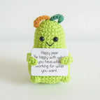 Crochet Positive Energy Card Knit Emotional Support Crochet Dolls Toy Crochet Toy Christmas Mother's Day Gifts Graduation Gifts