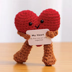 Crochet Positive Energy Card Knit Emotional Support Crochet Dolls Toy Crochet Toy Christmas Mother's Day Gifts Graduation Gifts