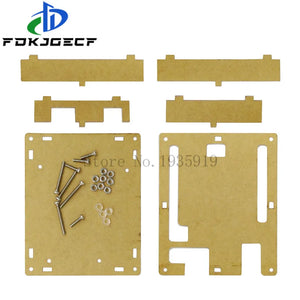 One set Transparent Acrylic Box Clear Enclosure for Arduino UNO R3 Case With Screws