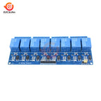 1Pcs 5V 12V 8 Channel Relay Module with optocoupler Relay 5V 12V Output 8 way Relay module For arduino AVR ARM Expansion Board