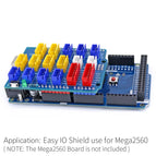 Easy IO Shield Easy-plug Colorful XH 2.54mm Socket Sensor Expansion Board Shield Compatible for Arduino