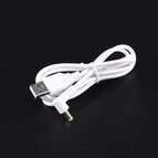 DC Power Plug USB Convert To 4.0*1.7mm/DC 4.0x1.7 White Black L Shape Right Angle Jack With Cord Connector Cable