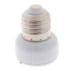 High Quality E27 ABS US/EU Plug Connector Accessories Bulb  Holder Lighting Fixture Bulb Base Screw Adapter White Lamp Socket