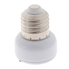 High Quality E27 ABS US/EU Plug Connector Accessories Bulb  Holder Lighting Fixture Bulb Base Screw Adapter White Lamp Socket