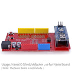 IO Shield for Nano IO Expansion Adapter Board with Regulator / Fuse Compatible for Arduino