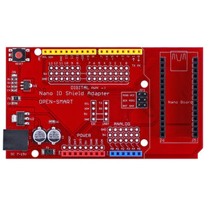 IO Shield for Nano IO Expansion Adapter Board with Regulator / Fuse Compatible for Arduino