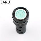 Indicator Signal Lamp Light Waterproof ad16-16ds 16mm AC/DC 12V 24V 110V 220V 380V Red Green Yellow Blue White LED Bulbs 20mA