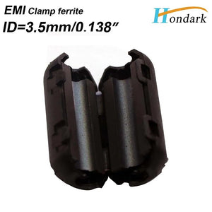 Inner 3.5mm 0.14''electronics filter ferrite core ferrite clamps ferrite ring core chokes ferrite bead ferrite snap,100pcs/lot