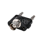 JXRF BNC male Female to two dual 4mm Banana binding post male female jack connector Adapter