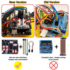 LAFVIN 4WD Multi Robot Car Kit Upgraded V2.0 for Arduino Robot STEM /Graphical Programming Robot Car