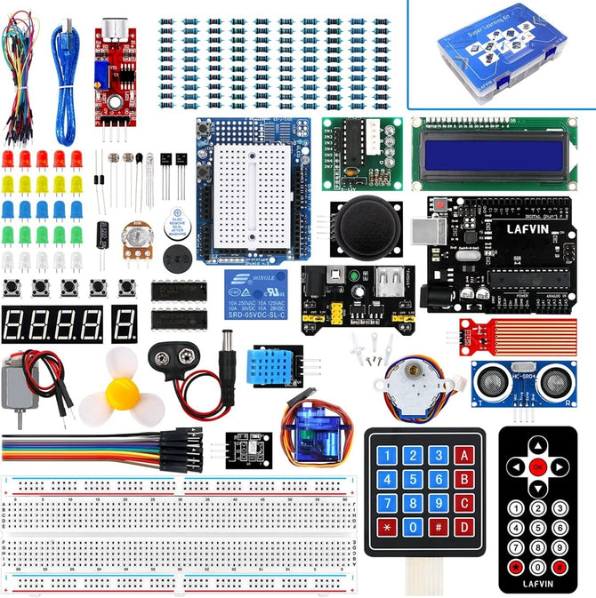 LAFVIN For UNO Project Super Starter Kit for Arduino for UNO R3 with Tutorial