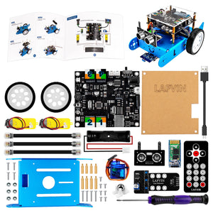 LAFVIN IBOT Programmable Education Robot Car Kit  for Arduino Graphical Programming with User Manual