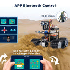 LAFVIN Mini Tank Robot Smart Robot Car Kit for Arduino Robot Education Programming Kit with Tutorial