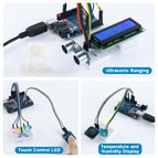 LAFVIN Sensor Module Starter Kit for Arduino Uno Set R3 ,0.96" OLED 1602 LCD Display with Tutorial
