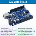LAFVIN Sensor Module Starter Kit for Arduino Uno Set R3 ,0.96" OLED 1602 LCD Display with Tutorial