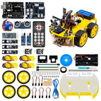 LAFVIN Smart Robot Car Kit for UNO R3 for Arduino with Ultrasonic Sensor, Bluetooth Module, IR Control, Line Tracking, Tutorial