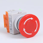 LAY7-11ZS 22mm/25mm/30mm Mushroom Head self-lockable Actuator ,emergency Stop Mushroom Head Push ,Y090-11ZS