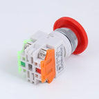 LAY7-11ZS 22mm/25mm/30mm Mushroom Head self-lockable Actuator ,emergency Stop Mushroom Head Push ,Y090-11ZS