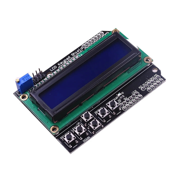LCD Keypad Shield LCD1602 LCD 1602 Module Display For Arduino ATMEGA328 ATMEGA2560 Raspberry Pi UNO Blue/Green Screen
