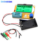 LCR-T4 Mega328 M328 Multimeter LCD Backlight Transistor Tester Diode Triode Capacitance Meter 12864 Display MOS PNP NPN LCR
