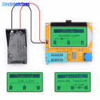 LCR-T4 Mega328 M328 Multimeter LCD Backlight Transistor Tester Diode Triode Capacitance Meter 12864 Display MOS PNP NPN LCR