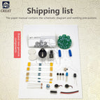 LED Breathing Light Photosensitive Sensor Mobile Robot Part Electronic Soldering DIY Kit Simulated Firefly Flashing Robot Toy