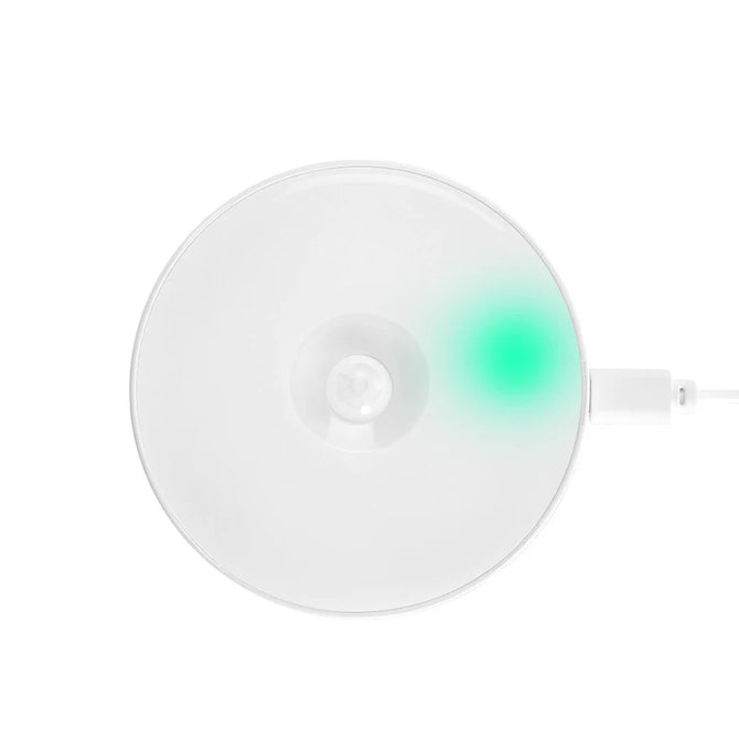 LED Motion Sensor Night Light USB Rechargeable Bedroom Wall Lamp Ночники Stairs Closet Intelligent Body Light