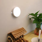 LED Motion Sensor Night Light USB Rechargeable Bedroom Wall Lamp Ночники Stairs Closet Intelligent Body Light