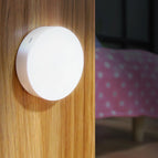LED Motion Sensor Night Light USB Rechargeable Bedroom Wall Lamp Ночники Stairs Closet Intelligent Body Light