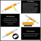 LED R7S Glass Tube COB Bulb 78MM 20W 118MM 40W R7S Corn Lamp J78 J118 Replace Halogen Light 50W 100W AC 220V 230V Lampadas