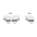 LED Strip Connector 2pin 8mm / 10mm 4pin 10mm Connectors For Led Strip Lights 5pcs/lot