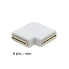 LED Strip Connector 2pin 8mm / 10mm 4pin 10mm Connectors For Led Strip Lights 5pcs/lot