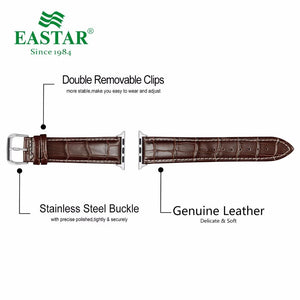 Leather Watchband for Apple Watch 7 6 5 4 SE Band Sport Leather Bracelet 42mm 45mm Strap For iwatch Series 3/2/1 Band