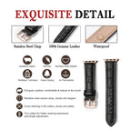 Leather Watchband for Apple Watch 7 6 5 4 SE Band Sport Leather Bracelet 42mm 45mm Strap For iwatch Series 3/2/1 Band