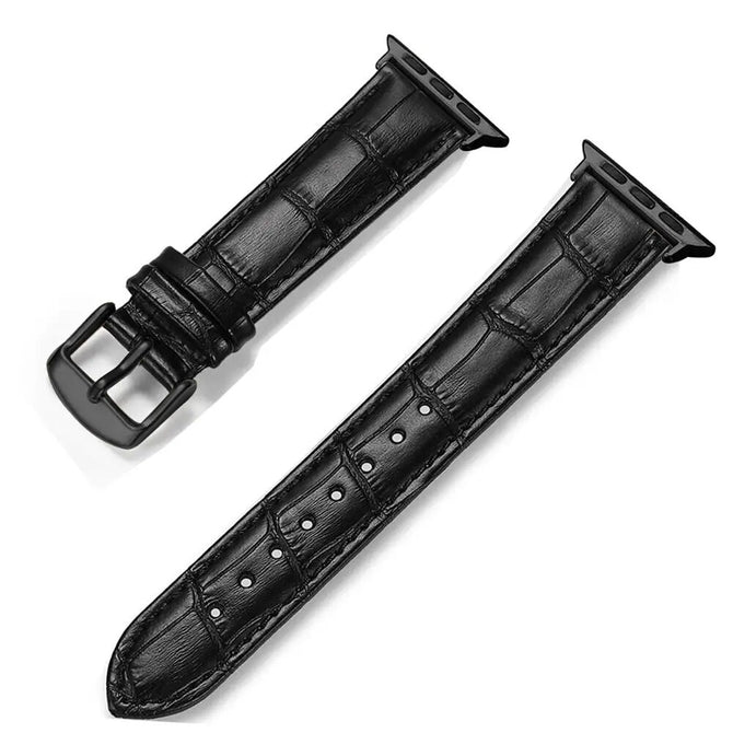 Leather Watchband for Apple Watch 7 6 5 4 SE Band Sport Leather Bracelet 42mm 45mm Strap For iwatch Series 3/2/1 Band