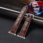 Leather Watchband for Apple Watch 7 6 5 4 SE Band Sport Leather Bracelet 42mm 45mm Strap For iwatch Series 3/2/1 Band