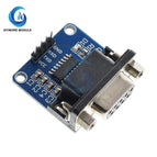 MAX3232 RS232 to TTL Serial Port Converter Module DB9 Connector Adapter 3.3V-5.5V For Arduino Radio Modification Set-top Box